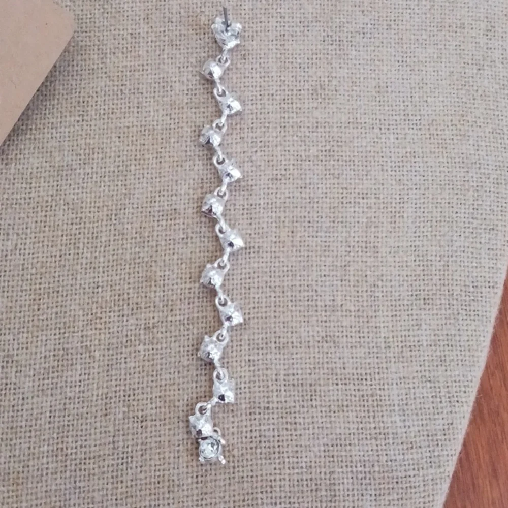Silver Long Earrings - Picture 7 of 8